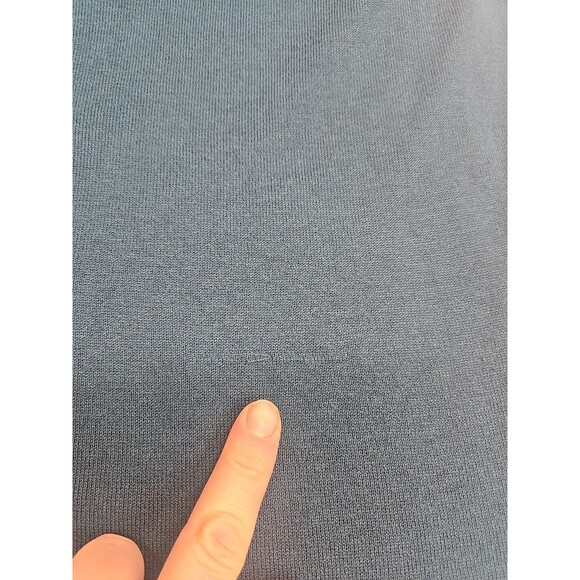 Talbots Women’s Medium Cardigan Sweater Silk Cotton Green Ruffles Long Sleeves - Picture 6 of 8